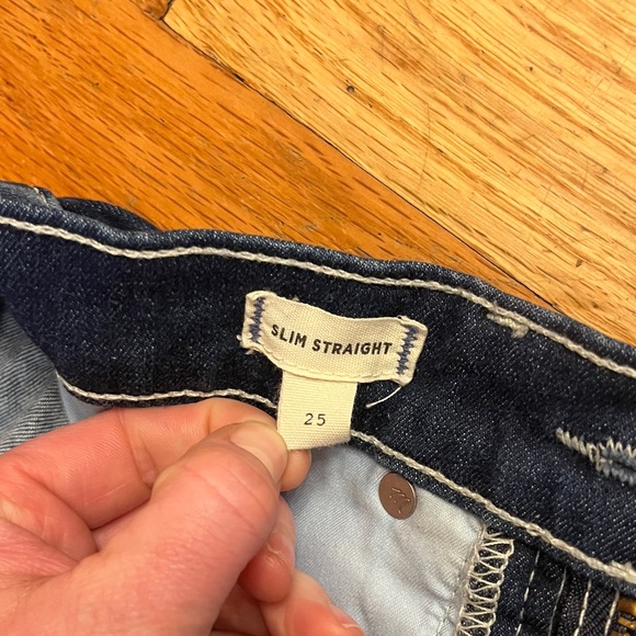 Madewell Dark Blue Ankle Jeans - Picture 4 of 11